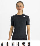 SUPERGIARA W JERSEY 1121026-002 | BLACK V-MAILLOT SPORTFUL XS 002 | LE NOIR 