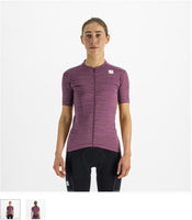 SUPERGIARA W JERSEY 1121026-569 | PRUNE V-MAILLOT SPORTFUL XS 569 | PRUNE 