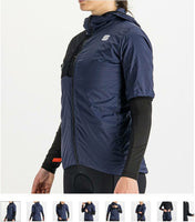 SUPERGIARA W PUFFY MANCHES COURTES 1121510-013 | BLEU V-VESTE SPORTFUL 