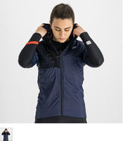 SUPERGIARA W PUFFY MANCHES COURTES 1121510-013 | BLEU V-VESTE SPORTFUL 