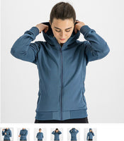 SWEAT À CAPUCHE GIARA W 1121085-435 | MER BLEUE V-VESTE SPORTFUL 