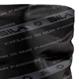 BANDANA TOUR DE COU MULTIFONCTION SILA - CYCLING PASSION NOIR / ANTHRACITE