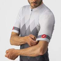 UN MAILLOT TUTTA 4522019-870 | GRIS ARGENT/GRIS FONCÉ V-MAILLOT CASTELLI 