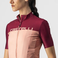 VELOCISSIMA JERSEY 4522065-566 | BLUSH/BORDEAUX V-MAILLOT CASTELLI 