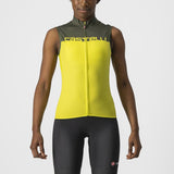 VELOCISSIMA SLEEVELESS 4522066-776 | SULPHUR/MILITARY GREEN V-MAILLOT CASTELLI 