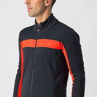 VESTE MORTIROLO VI 4520506-085 | LIGHT BLACK/FIERY RED V-VESTE THERMIQUE CASTELLI 